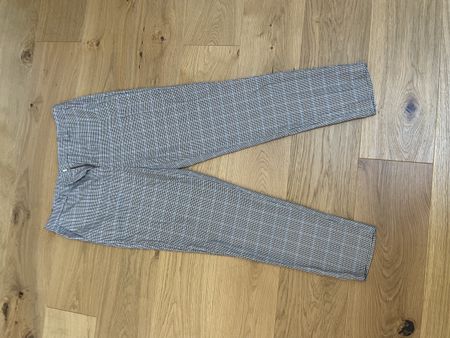 Yessica Hose kariert braun beige Grösse 40 sehr gut