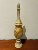 Dekorative Vintage Alabaster-Vase mit Deckel, Top Zustand