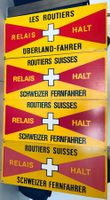 Blechschilder/Emailschilder 4er Set CH Routiers Suisses