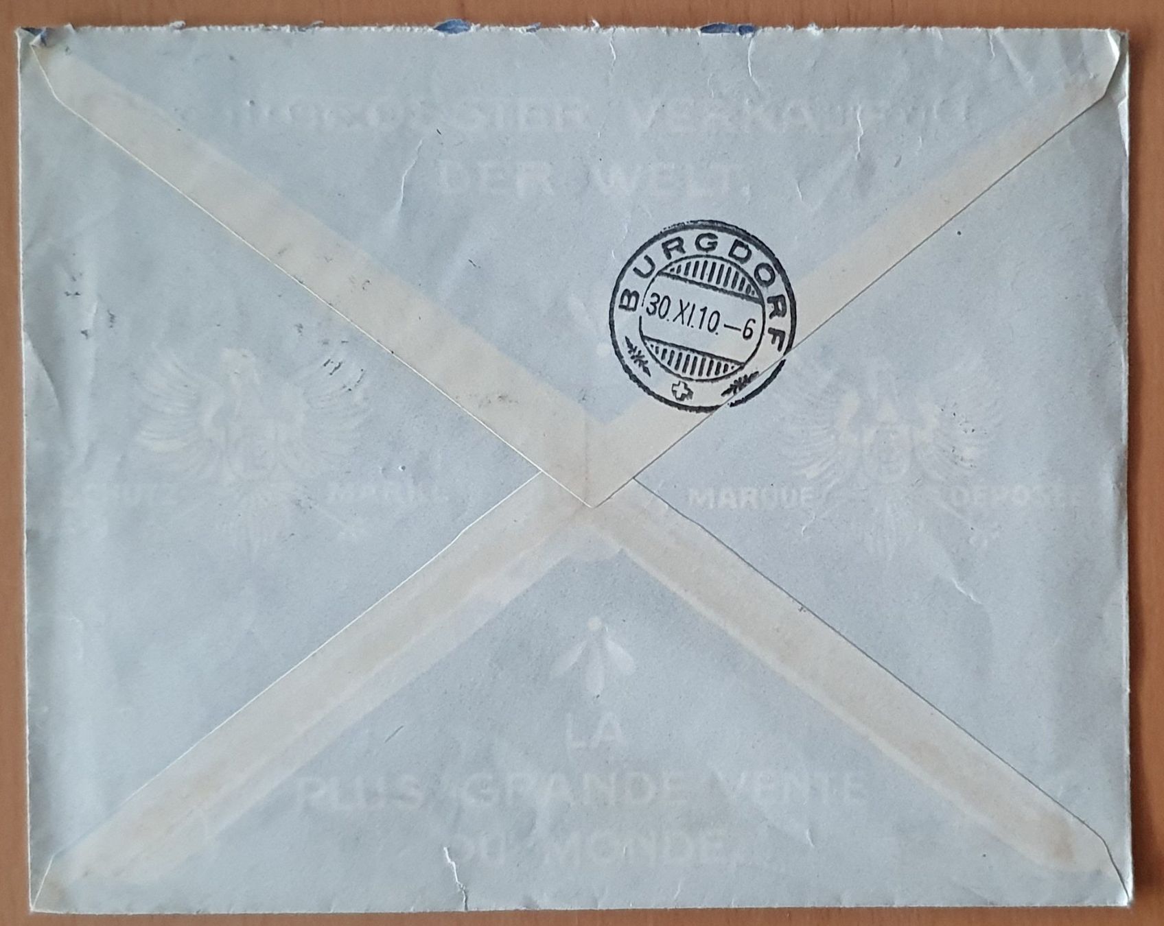 Tous les timbres: Illustrierter Brief Chocolat Cailler – D'occasion à Kreuzlingen par Rschweiz1 1