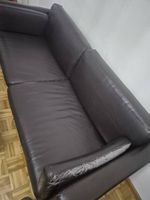 Ikea Ledersofa braun