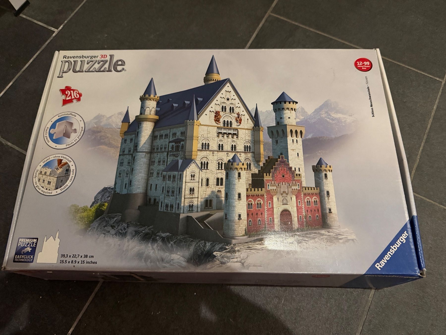 Ravensburger Puzzle: Puzzle 3D Château de Neuschwanstein Ravensburger – Usato da Bossonnens venduto da Le_mir