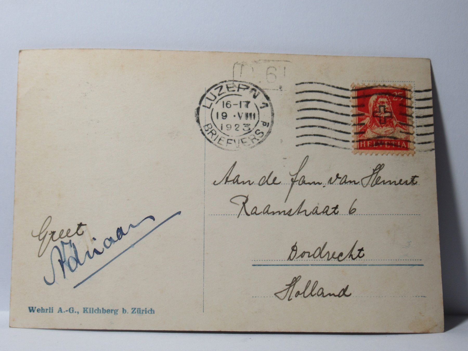 Cartes postales: Luzern und Rigi  1923 – D'occasion à Grenchen par Bluemchen1900 1