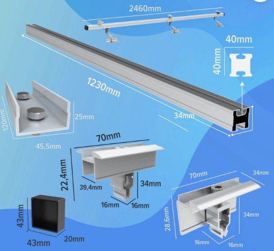 Solargeräte und Solarprodukte: PV Photovoltaik Solarpanel Halterung – Neu und originalverpackt aus Amriswil von JaJa-Express 6