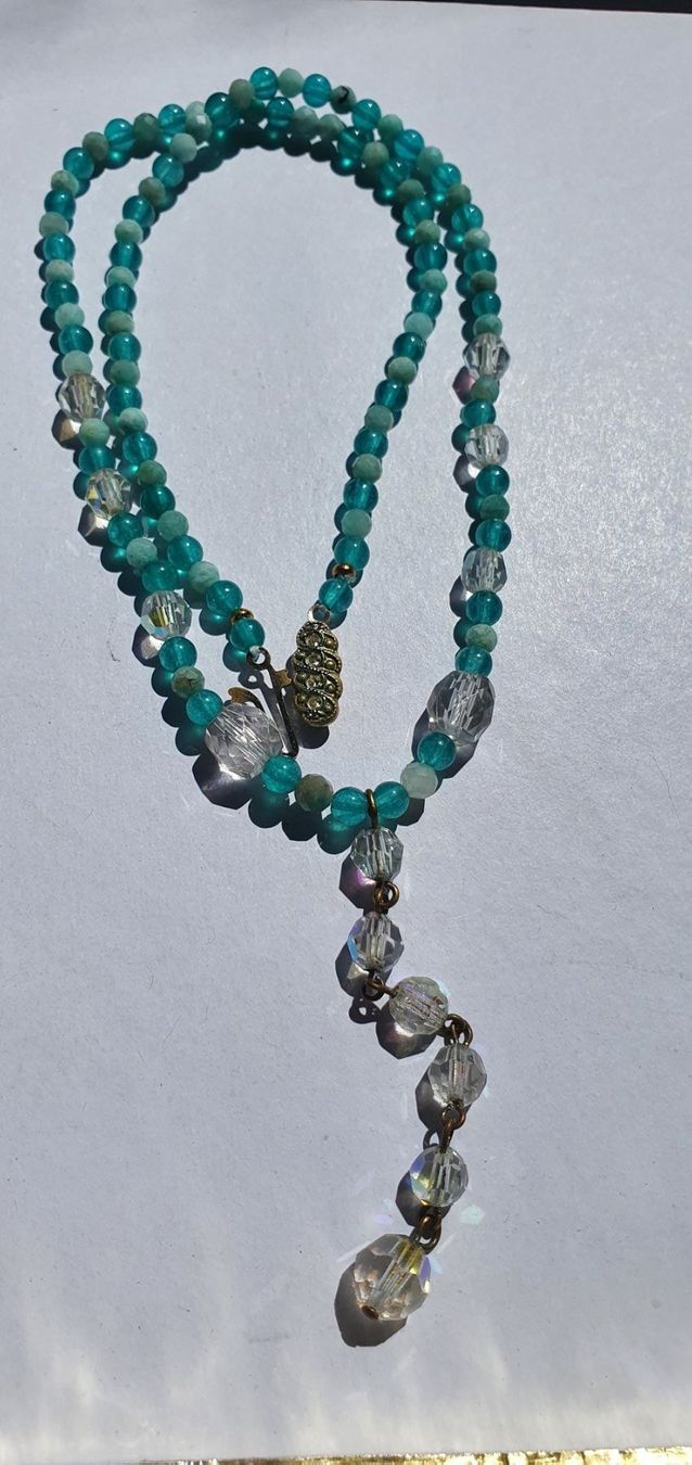 Catenine: Aurora Borealis mit Amazonite und Chrysopras – Nuovo (secondo la descrizione) da Benglen venduto da Meercat3