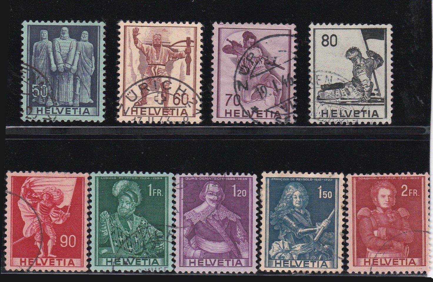 Tutti i francobolli: Timbres suisses 1941 – Usato da Dizy venduto da all_9l2s