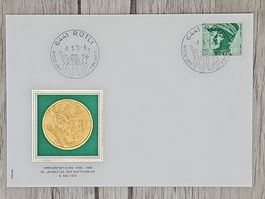 CL07 Enveloppe + Timbre Suisse 1970