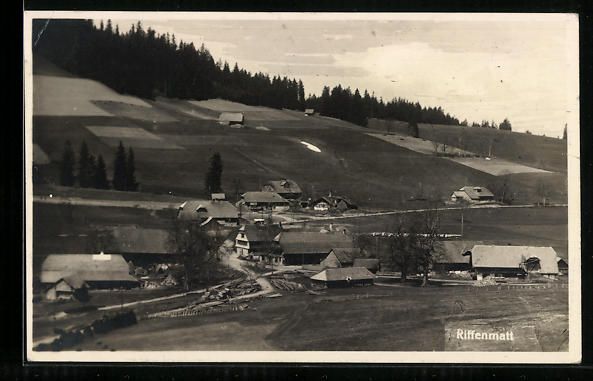 Cartoline postali: Riffenmatt, Blick auf die Häuser der Si – Usato da Berlin venduto da bartko-reher