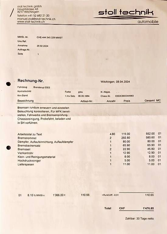 Rimorchi: Anhänger Brenderup X 03E0 – Usato da Weissenburg venduto da gre_xsx7 4