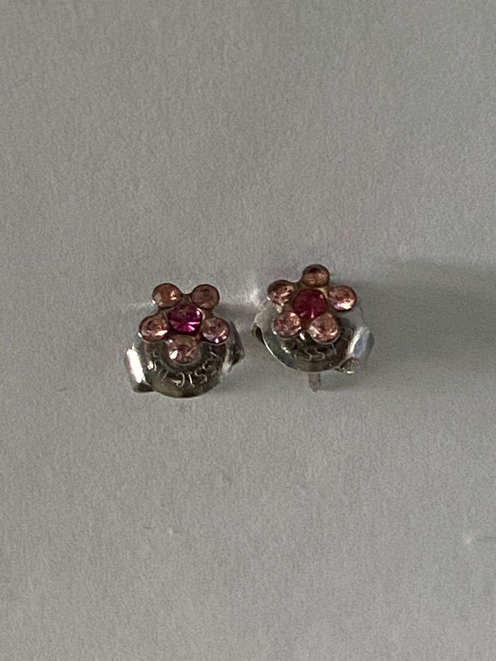 Ohrringe & -stecker: Ohrringe/Ohrstecker Silber Blume pink – Gebraucht aus Altendorf von am9j_nt