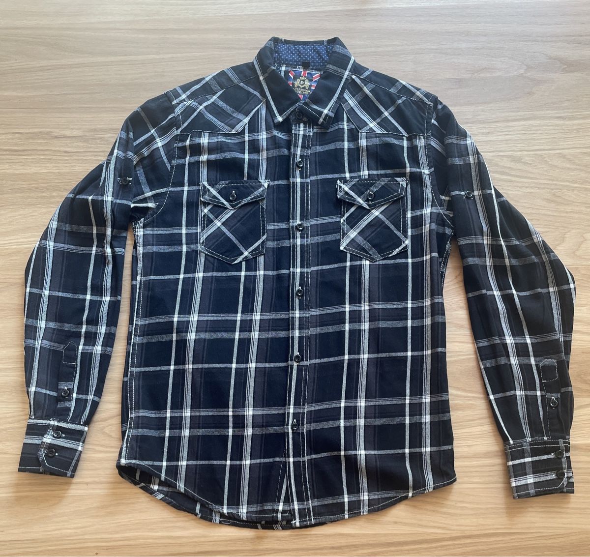 Camicie: Schwarz/Weiss kariertes Hemd – Usato da Zürich venduto da pgr_9pzn 2
