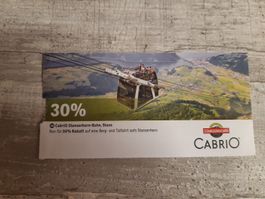 30% berg- und talfahrt stanserhorn