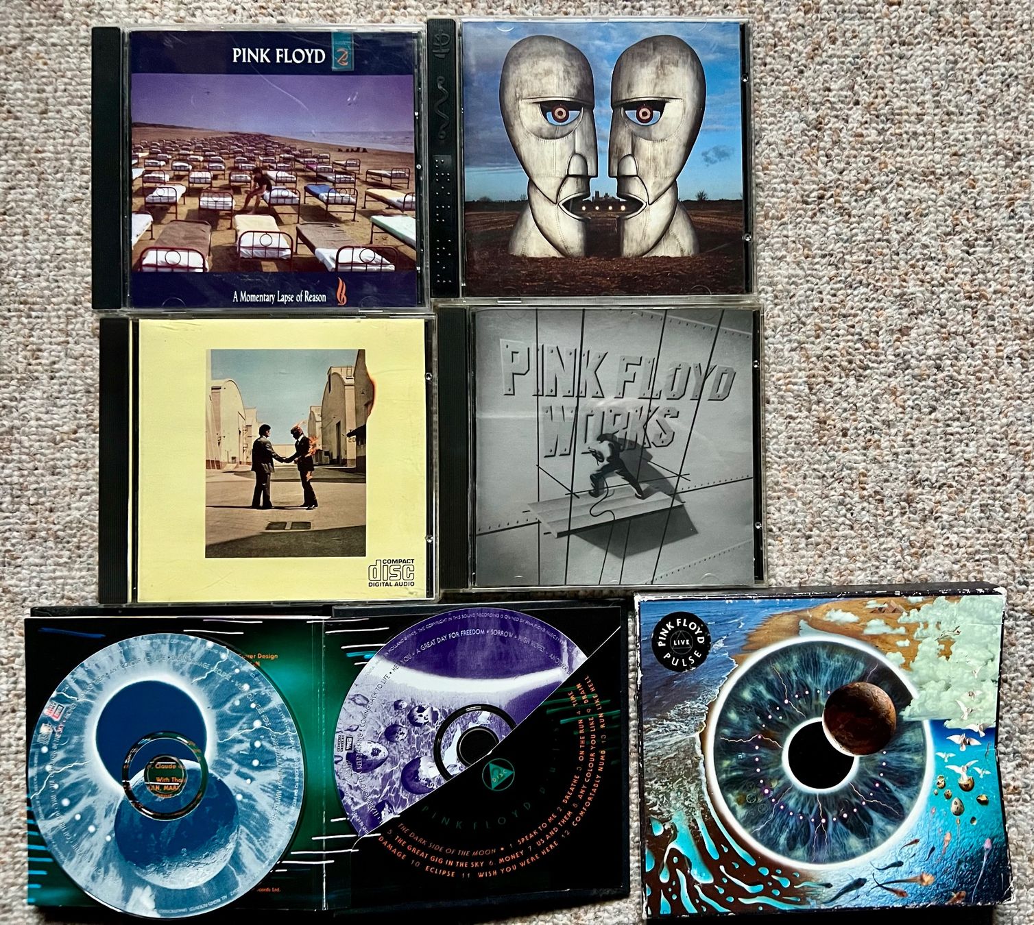 CD: PINK FLOYD SAMMLUNG 7 CDs TOP – Usato da Unterseen venduto da bongmarley
