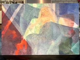 LAJOS TSCHELIGI (1913-2003) ACRYLGEMÄLDE AUF LEINWAND, 50-ER