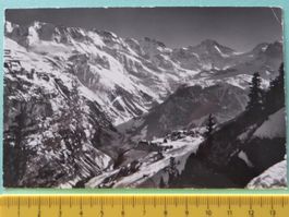 ANSICHTSKARTE, MÜRREN, EBNEFLUH, MITTAGHORN, GROSSHORN, 1962