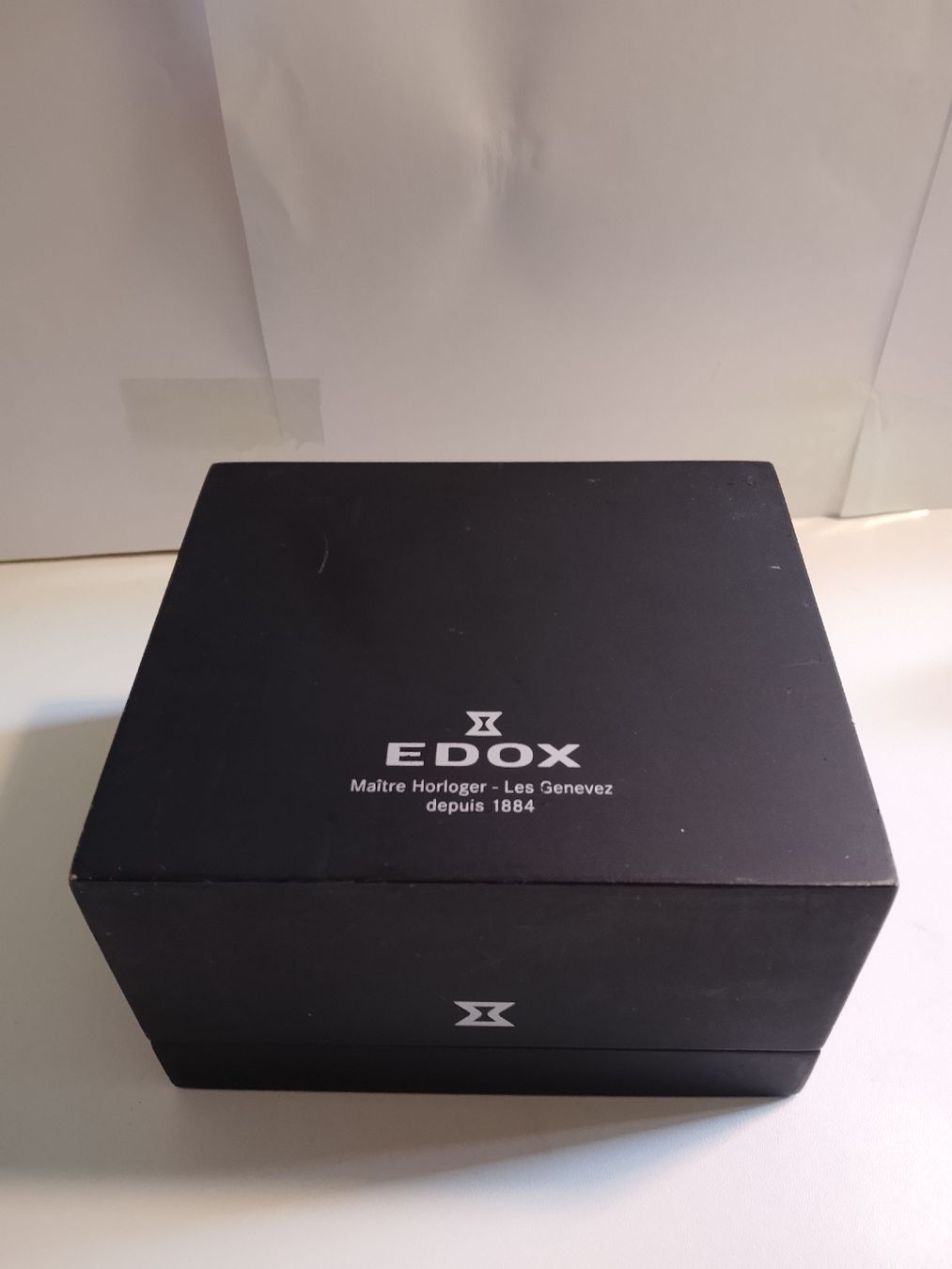 Scatole porta orologi: Edox Uhrenbox  – Usato da Biel/Bienne venduto da Vintage-timearts 3