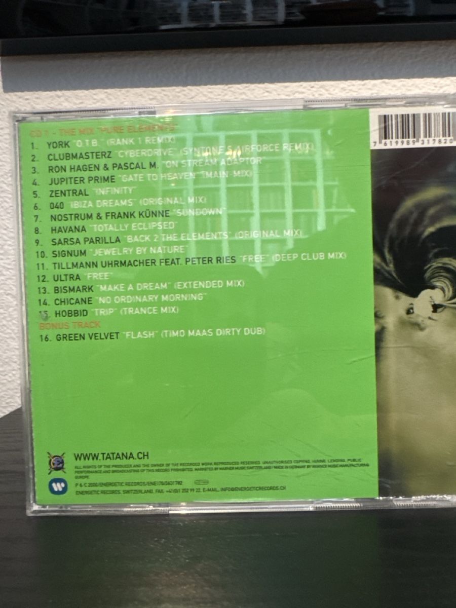 CDs: DJ Tatana - pure elements - swiss cd – Gebraucht aus Oberglatt ZH von Incredibles 1
