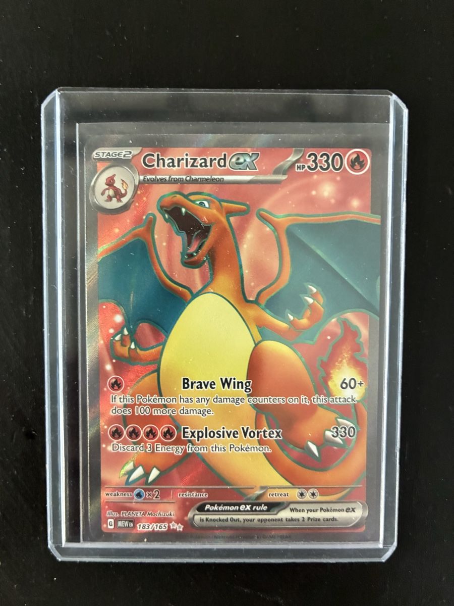 Pokémon Carte collezionabili: Pokemon Charizard EX MEW 151 - EN - Full Art – Nuovo (secondo la descrizione) da Männedorf venduto da mutschellen8 1