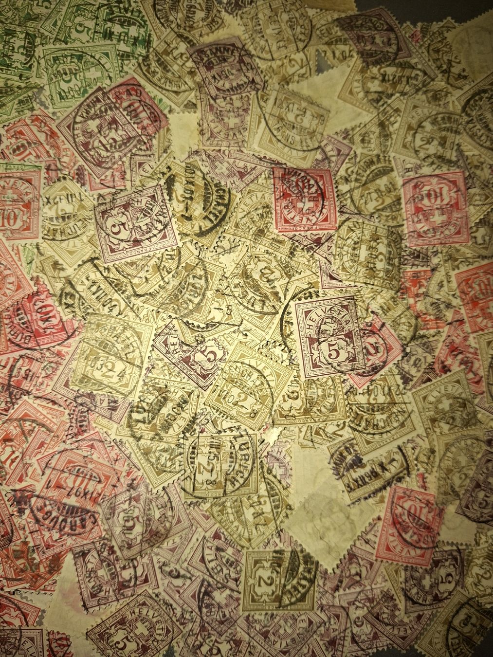 Alle Briefmarken: Grosses Lot Wertziffer – Gebraucht aus Balgach von SIMEON27 4