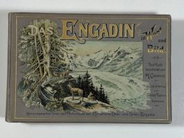 Engadin in Wort und Bild Buch 1896 Simon Tanner M. Caviezel
