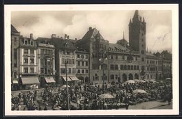 Basel / Bâle, Le marché, Marktplatz mi