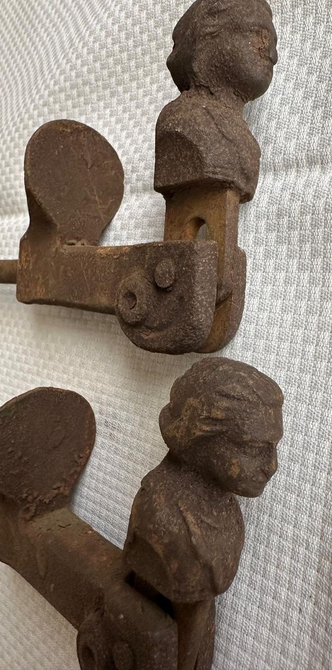 Eisenwaren: 2 ANTIKE FENSTERLADEN STOPPER – Gebraucht aus Ostermundigen von Wyatt-Earp 2
