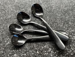 Espressolöffel Schwarz 4 Stück