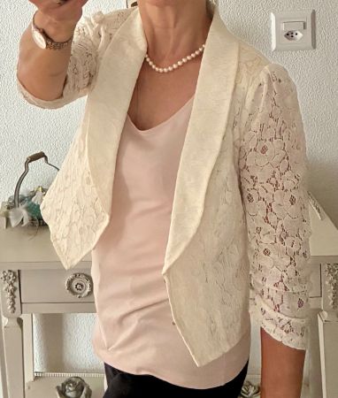 Zarter Spitzen- Blazer