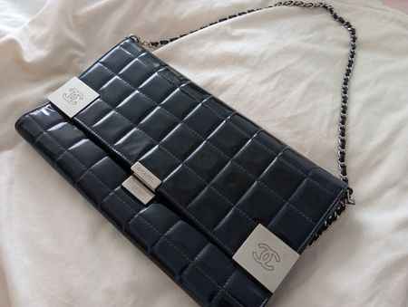 Schicke Chanel Bar Bag, Schwarz, Top Zustand!