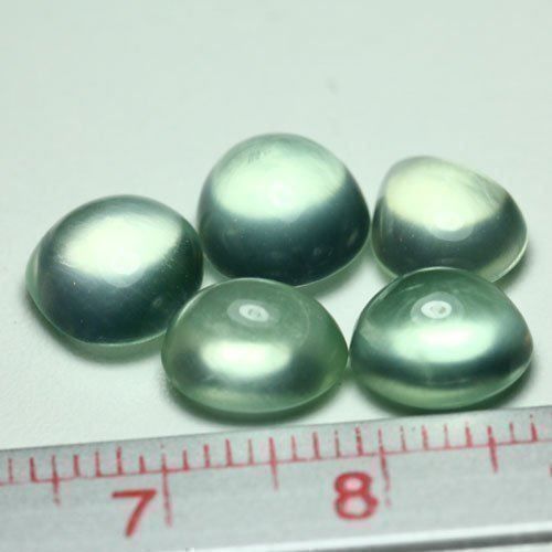 Pietre preziose: Prehnite Oval Grün 5stk Lot – Nuovo e nell'imballaggio originale da zuerich venduto da Jewlsdesign 2