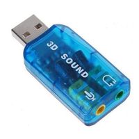 USB DSP 5.1 Externer Soundkartenadapter Monokanal (zufällige