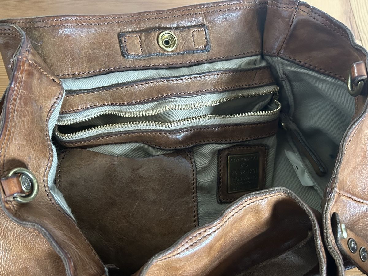 Campomaggi Borse da donna: Sac Campomaggi en cuir, couleur camel  – Usato da Neuchâtel venduto da Yaya2020 7