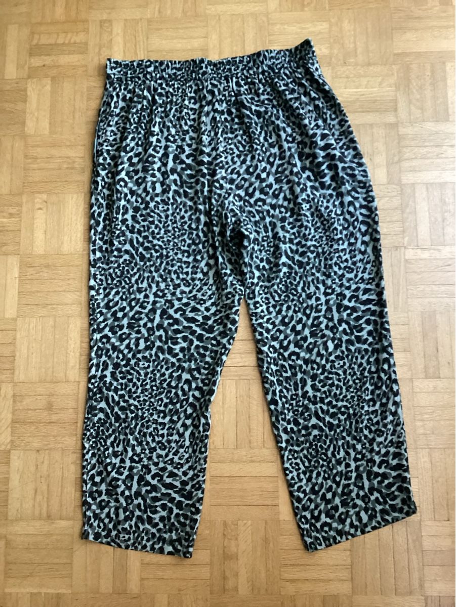 Pantaloni: Olsen Hose Mona Straight Leo-Print Gr. 42 – Nuovo (secondo la descrizione) da Riehen venduto da Inerv03 1