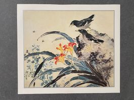 Original Vintage Poster - Alte Chinesische Tuschzeichnung 3