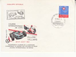 Sonderstempel A. 1071 Ollon-Villars 1967
