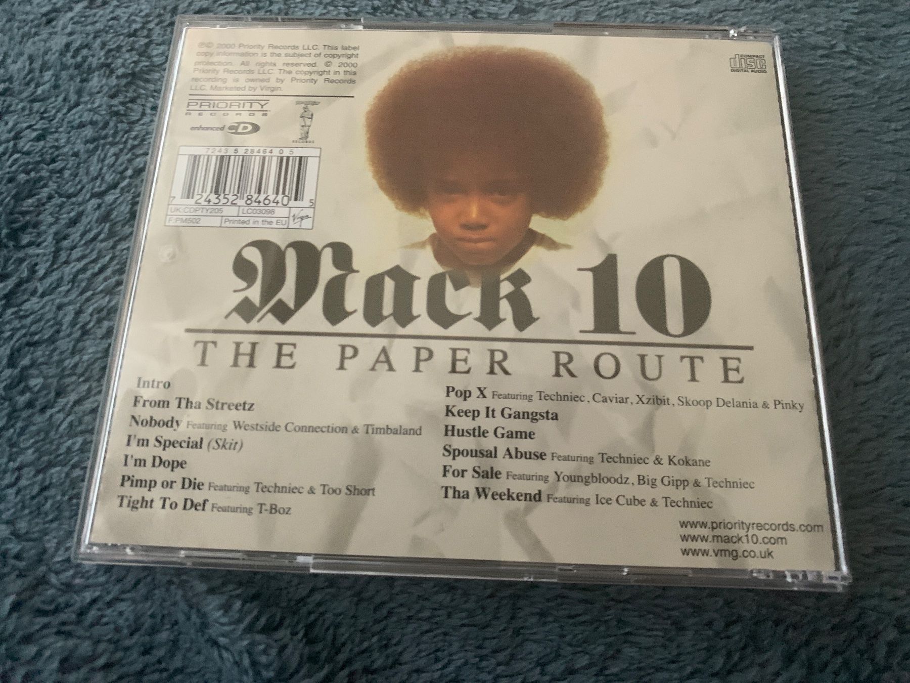 CD: Mack 10 - The Paper Route, 2000, West Coast, mit ICE Cube – Usato da Thalwil venduto da eng_yys6 2