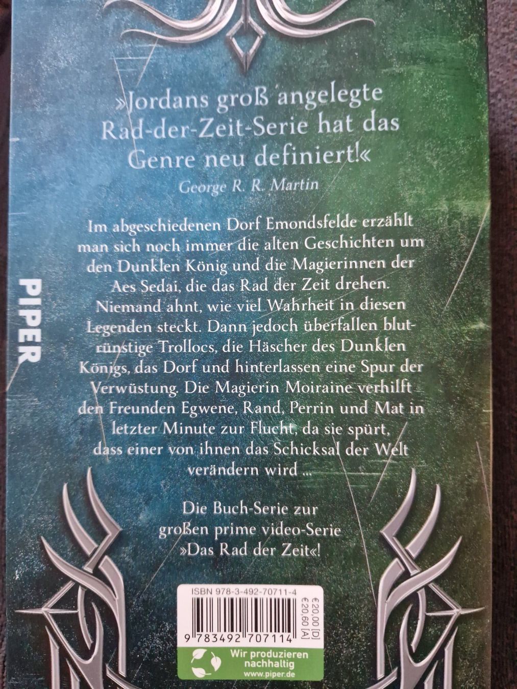 Libri: Robert Jordan Das Rad der Zeit 1 Amazon Prime Serie – Nuovo (secondo la descrizione) da Neuhausen am Rheinfall venduto da Alchimista 1