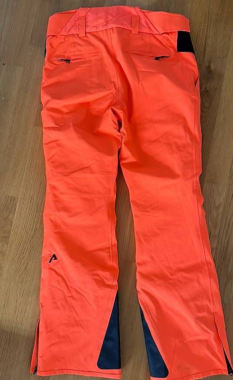 Albright Pantaloni: Albright Herren Skihose, neonorange, Gr.S – Usato da Windisch venduto da eli310 3