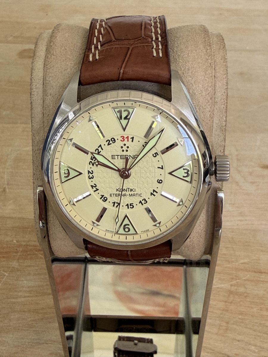 Eterna Orologi: Eterna Kontiki Armbanduhr NEU – Nuovo e nell'imballaggio originale da Schaffhausen venduto da oscarstahelag