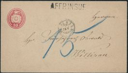 LU Geuensee - Zwergstempel - Affr. Insuf. - Stabstempel