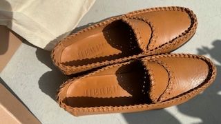 Damenschuhe: Hereu Moccasin Leder Coganc 37 – Gebraucht aus Meilen von Antete 1