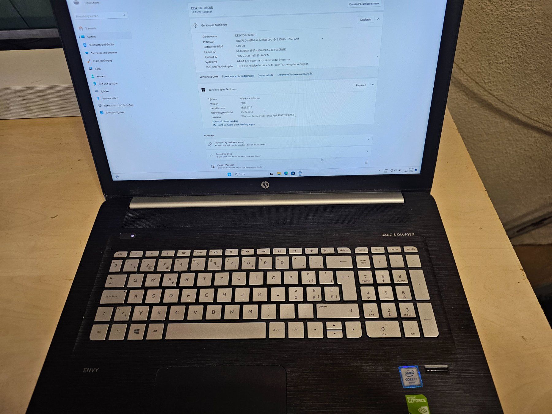Hewlett Packard Notebook: HP Envy 17 Zoll – Usato da Burgdorf venduto da weggu.666 4