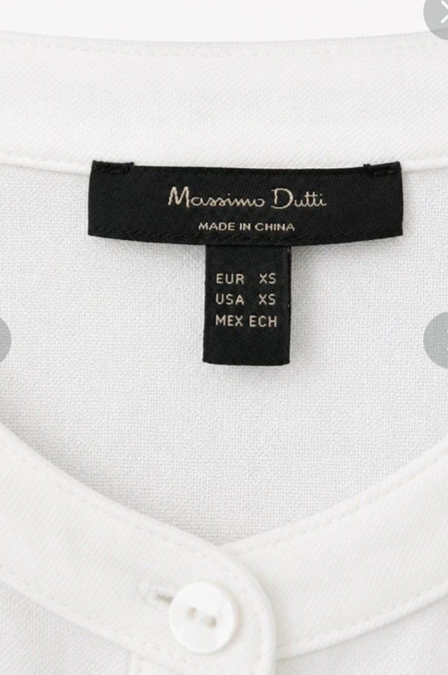 Massimo Dutti Blusen: Bluse Leinenmix Massimo Dutti weiss 34/XS/S – Gebraucht aus Stansstad von InStyle8 2