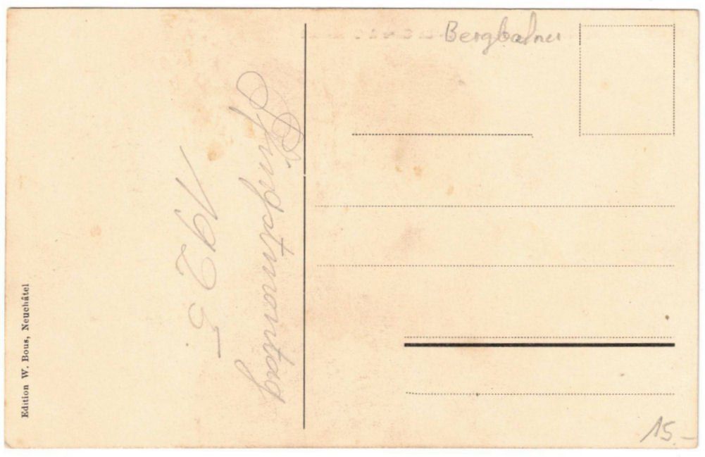Ansichtskarten: Chaumont - Standseilbahn – Gebraucht aus Binningen von Mountainrider 1
