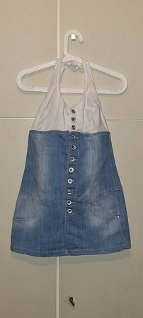 Y2K Mini-Kleid Jeanskleid  Gr.  XL