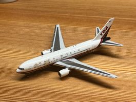 1:400 Aero Classic TWA Trans World Boeing 767-200 Modell
