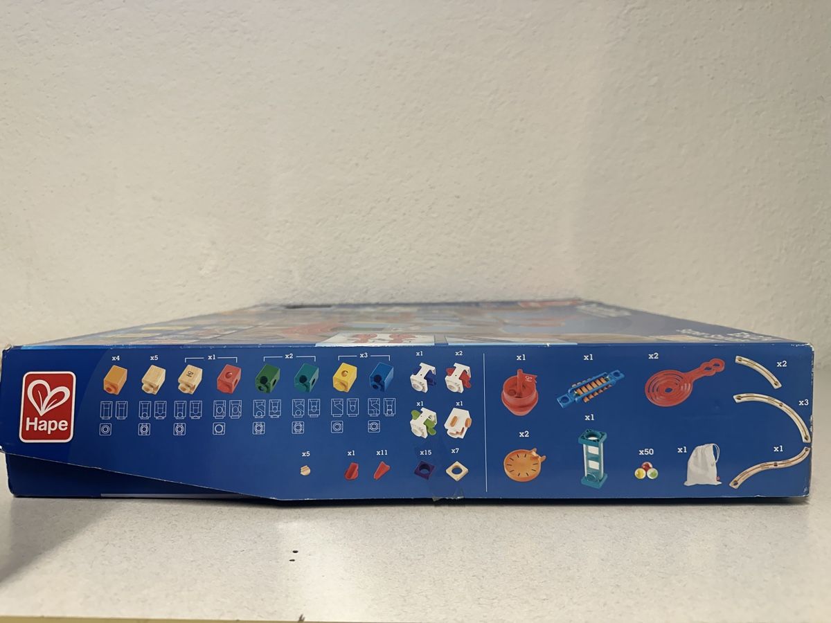 Quadrilla Giocattoli: Hape Quadrilla Kugelbahn Super Spirals E6024 – Usato da Züberwangen venduto da Niko_4 2