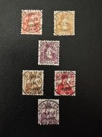 Helvetia, Brustbild I + II, Vollstempel