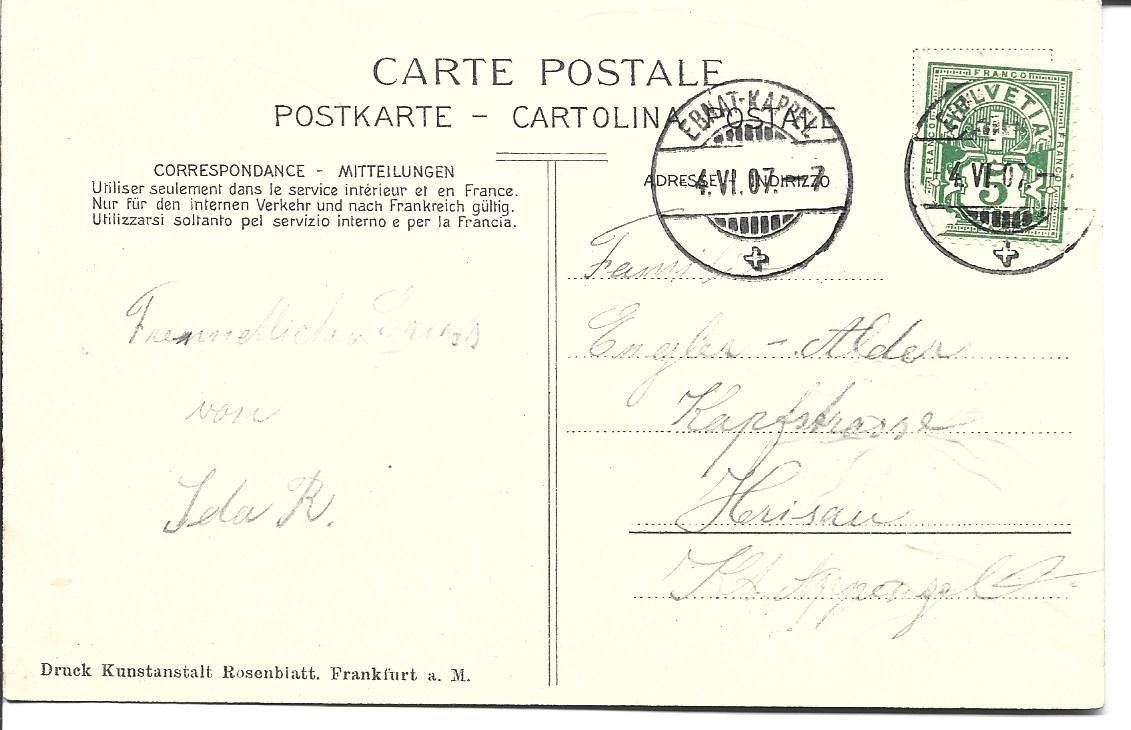 Cartoline postali: AK Litho Ebnat SG – Usato da Appenzell venduto da mai25 1