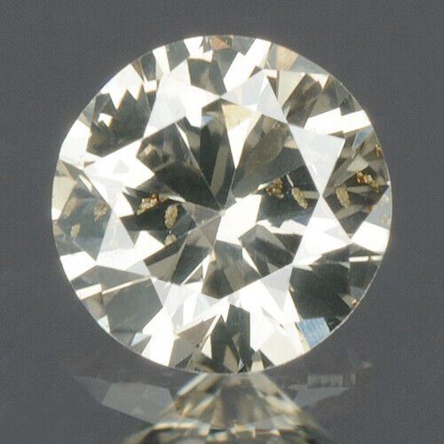 Edelsteine: 0.18 cts CERTIFIED Round Diamond, SI3, Sparkly Light Brown – Gebraucht aus Aarau von Reto_BA_01